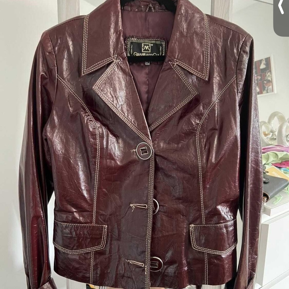 Genuine leather jacket made in Italy